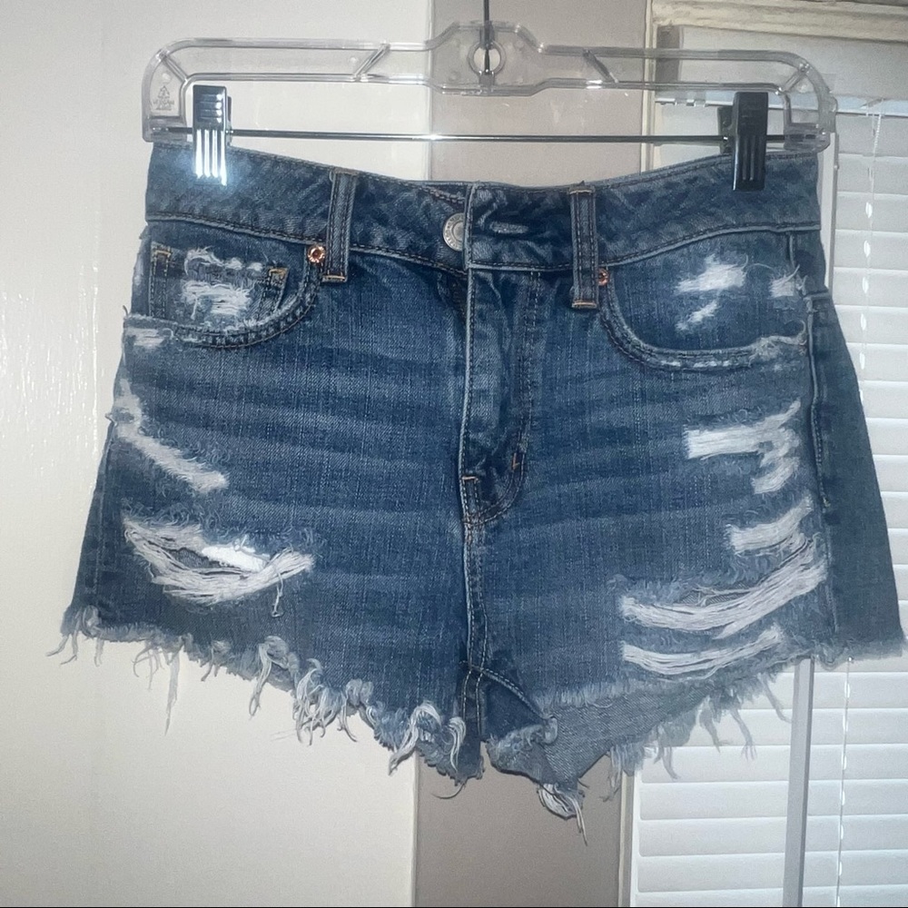 American Eagle denim Jean shorts size 0